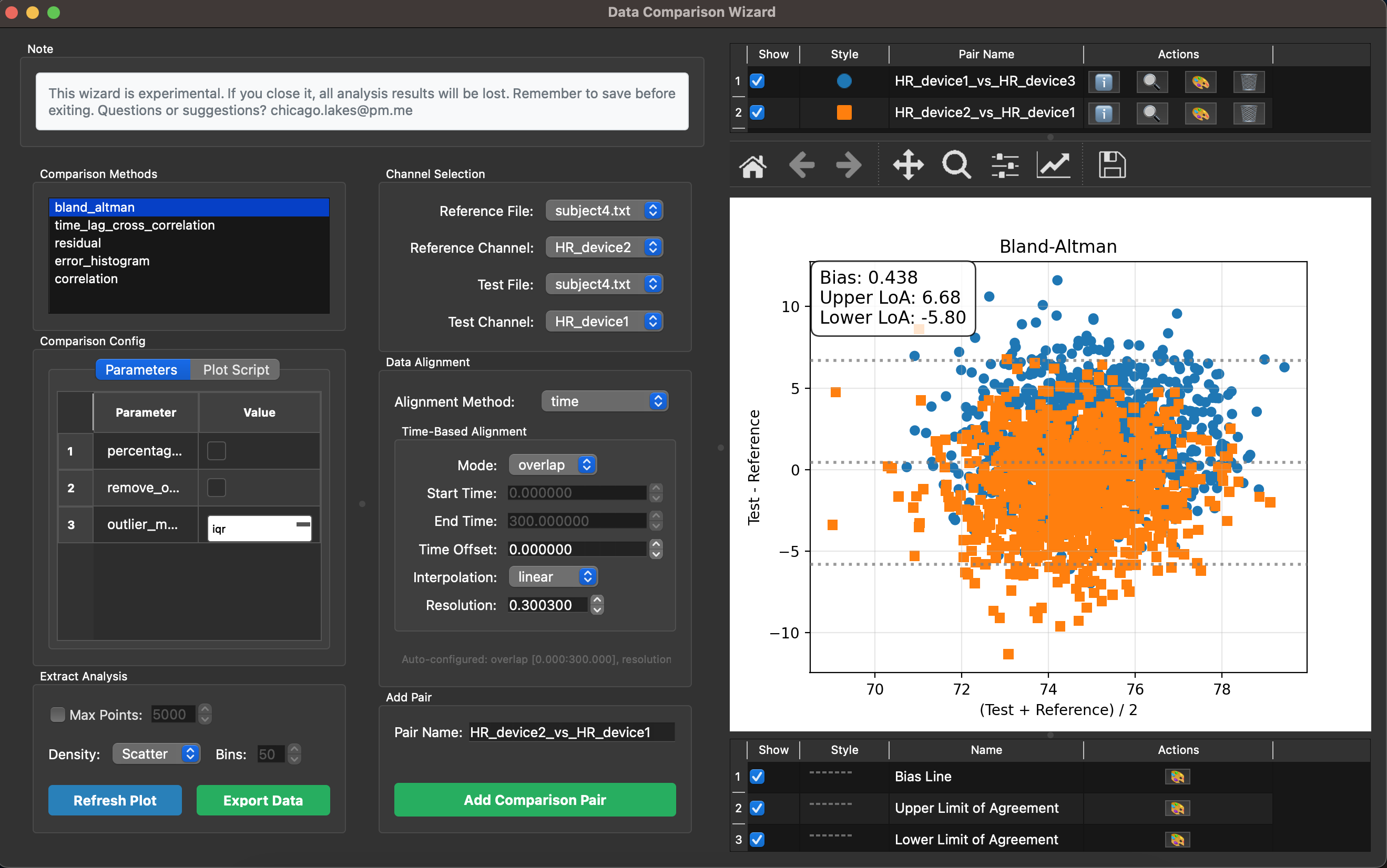 Compare Wizard Screenshot